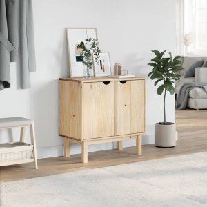 vidaXL Szafka do przedpokoju OTTA, 75x40x75 cm, lite drewno sosnowe 3