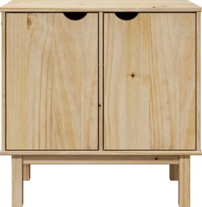 vidaXL Szafka do przedpokoju OTTA, 75x40x75 cm, lite drewno sosnowe 4