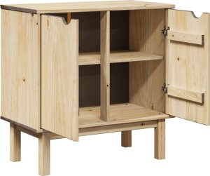 vidaXL Szafka do przedpokoju OTTA, 75x40x75 cm, lite drewno sosnowe 5