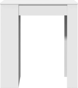 vidaXL Stolik barowy z półkami, biały, 95x47x103,5 cm 4