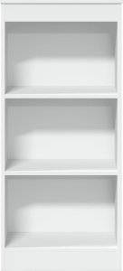 vidaXL Stolik barowy z półkami, biały, 95x47x103,5 cm 5