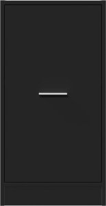 vidaXL Szafka apteczna, czarna, 40x41x77,5 cm 5