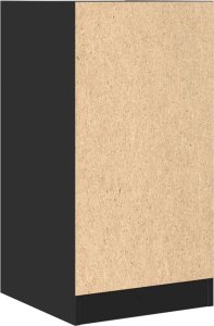 vidaXL Szafka apteczna, czarna, 40x41x77,5 cm 7