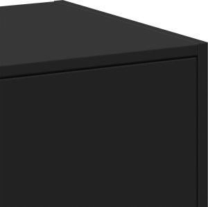 vidaXL Szafka apteczna, czarna, 40x41x77,5 cm 8