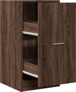 vidaXL Szafka apteczna, brązowy dąb, 40x41x77,5 cm 2