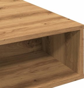 vidaXL Stolik kawowy, dąb artisan, 105x55x32 cm 7
