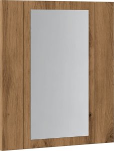 vidaXL Szafka łazienkowa z lustrem i LED, dąb artisan, 40x12x45 cm 6