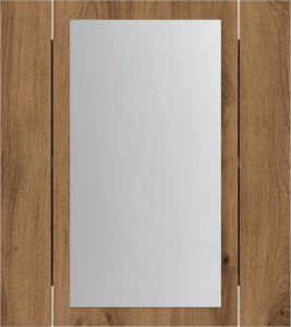 vidaXL Szafka łazienkowa z lustrem i LED, dąb artisan, 40x12x45 cm 7