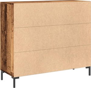 vidaXL Szafka, stare drewno, 90x34x80 cm 7