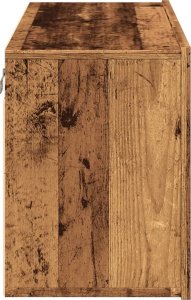 vidaXL Ścienna szafka TV, stare drewno, 80x30x41 cm 7