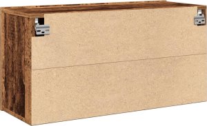 vidaXL Ścienna szafka TV, stare drewno, 80x30x41 cm 8