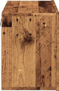 vidaXL Ścienna szafka TV, stare drewno, 60x30x41 cm 7