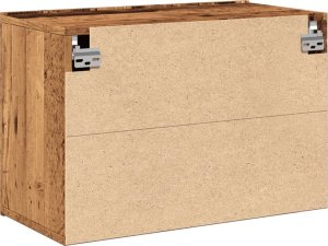 vidaXL Ścienna szafka TV, stare drewno, 60x30x41 cm 8