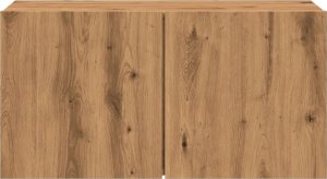 vidaXL Ścienna szafka TV, dąb artisian, 80x30x41 cm 5