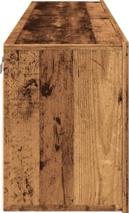 vidaXL Ścienne szafki TV, 2 szt., stare drewno, 80x30x41 cm 6