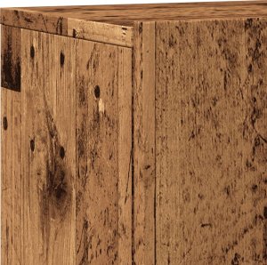 vidaXL Ścienne szafki TV, 2 szt., stare drewno, 80x30x41 cm 8