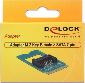 Delock Adapter M.2 z wpustem B, męski > SATA, 7-pinowe (62876) 4