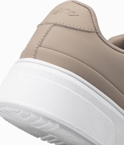 Ombre Męskie buty sneakersy z eko skóry na grubej podeszwie  popielate V1 OM-FOSL-0166 42 2