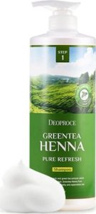 Deoproce Szampon odświeżający z ekstraktem z zielonej herbaty i henny 1000ml 2