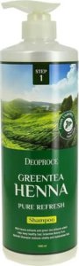 Deoproce Szampon odświeżający z ekstraktem z zielonej herbaty i henny 1000ml 3