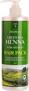 Deoproce Maska do włosów Green Tea Henna Pure Refresh Hair Pack Deoproce 1000ml 1