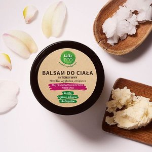 Hello Eco Balsam do ciała intensywnie nawilża, wygładza i zmiękcza z olejem z kwiatów Monoi i masłem Shea HelloEco 150 ml 1