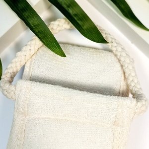 Yeye Pas do peelingu dwustronny z gąbką Loofah 2