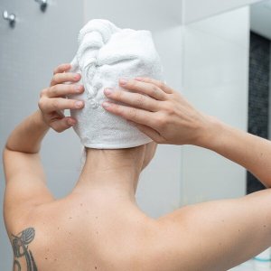 Yeye Turban - ręcznik na głowę 100% naturalna bawełna Yeye Biały 10