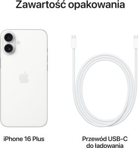 Smartfon Apple iPhone 16 Plus 512GB White (MY1X3) 9