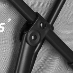 Springos Wózek transportowy dla zwierząt do 15 kg transporter dla psa, kota czarno - szary UNIWERSALNY 11