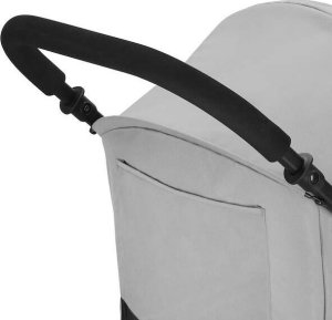 Springos Wózek transportowy dla zwierząt do 15 kg transporter dla psa, kota czarno - szary UNIWERSALNY 8