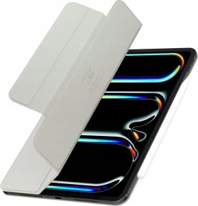 Etui na tablet Spigen Air Skin Folio OneTap szary na iPad Pro 11" 2024 3
