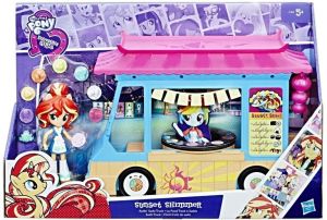 Figurka Hasbro My Little Pony EG Mini Zestaw Sushi Truck Sunset Shimmer (596689) 1