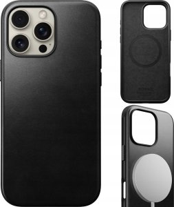 Nomad Nomad Modern Leather case, black - iPhone 16 1