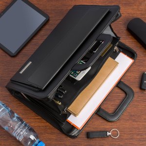 Beltimore Biwuar neseser aktówka teczka organizer dla handlowca stylowy czarny I63 2