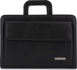 Beltimore Biwuar neseser aktówka teczka organizer dla handlowca stylowy czarny I63 6