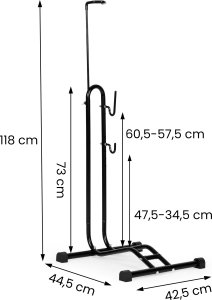 ModernHome Stojak rowerowy 3w1 uchwyt na rower serwisowy czarny 10
