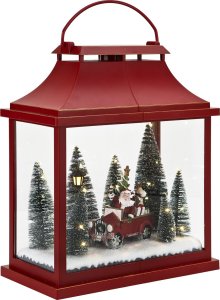 Dekoracja świąteczna Ewax Ozdoba świąteczna podświetlana Scenka 30x16x36 cm czerwona 4