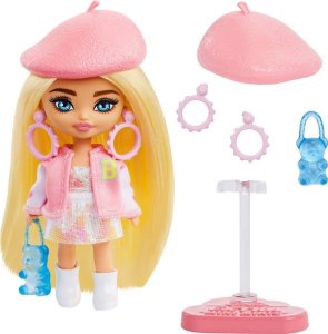 Lalka Barbie Mattel Lalka stylowa modowa Barbie Extra Mini Minis w berecie HLN48 ZA5105C 2