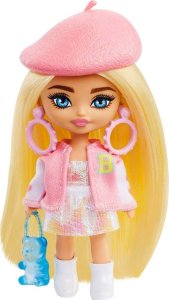 Lalka Barbie Mattel Lalka stylowa modowa Barbie Extra Mini Minis w berecie HLN48 ZA5105C 5