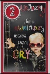 AbCard Kartka okolicznościowa Urodziny 2 chłopiec 1