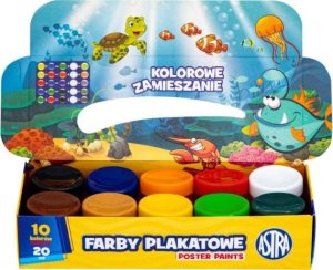 Astra Farby plakatowe Astra 10 kol x 20 ml STANDARD BOX 2