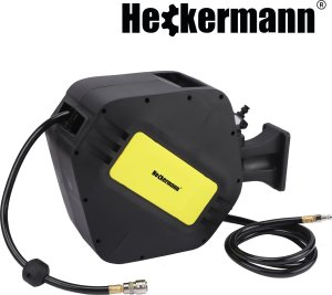 Heckermann Wąż pneumatyczny zwijany 20m Heckermann XBA-H03 Przewód do kompresora 5