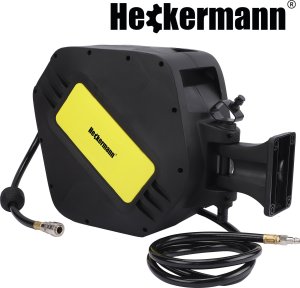 Heckermann Wąż pneumatyczny zwijany 20m Heckermann XBA-H03 Przewód do kompresora 6