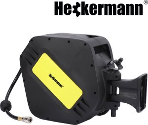 Heckermann Wąż pneumatyczny zwijany 20m Heckermann XBA-H03 Przewód do kompresora 9