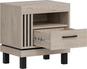BogFran Szafka nocna L/P uniwersalna z szufladą Nakastlik Dąb Lamele Loft MATI MI19 7