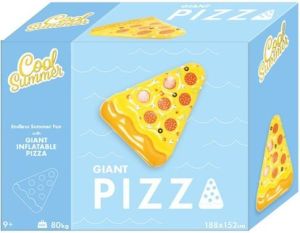 Tm Toys Materac dmuchany Pizza żółty 1
