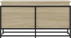 vidaXL vidaXL Skrzynia z pokrywą, dąb sonoma, 100x40x51,5 cm 4