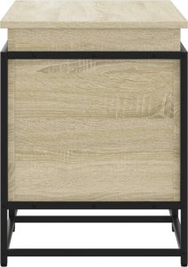 vidaXL vidaXL Skrzynia z pokrywą, dąb sonoma, 100x40x51,5 cm 5