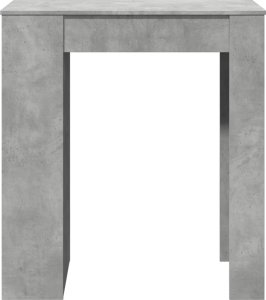 vidaXL Stolik barowy z półkami, szarość betonu, 95x47x103,5 cm 4